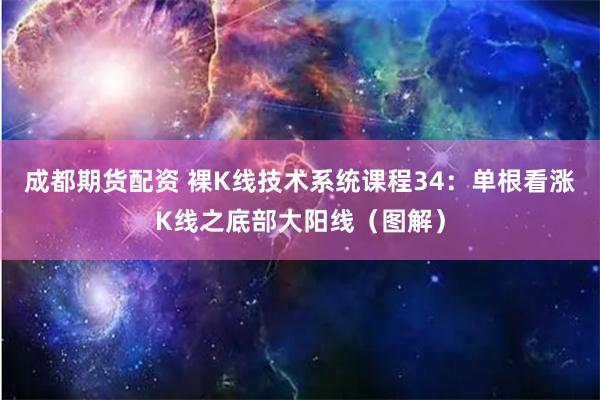 成都期货配资 裸K线技术系统课程34：单根看涨K线之底部大阳线（图解）