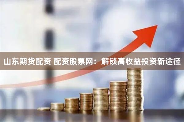 山东期货配资 配资股票网：解锁高收益投资新途径